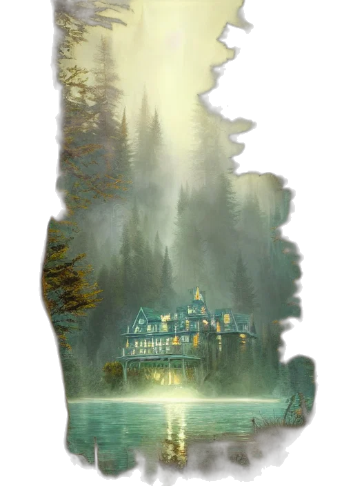 bottle, building, tree, jacket, concept art, watercolor, fantasy art, pixel art transparent PNG cut-out