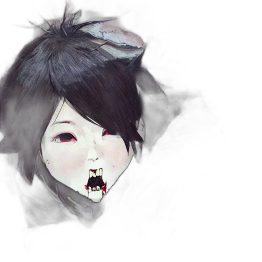 mask, face, creature, staff transparent PNG cut-out