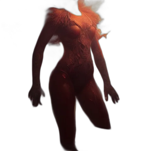 creature, dress, mask, dragon, concept art, 3d render, fantasy art, pixel art transparent PNG cut-out
