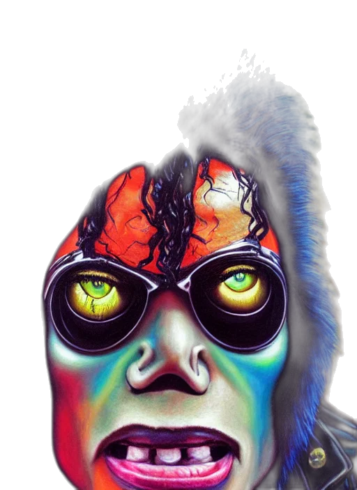 mask, face, jacket, concept art transparent PNG cut-out
