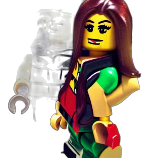 staff, robot, face, dress, 3d render, concept art, cartoon, pixel art transparent PNG cut-out