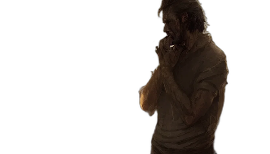 face, creature, mask, weapon transparent PNG cut-out