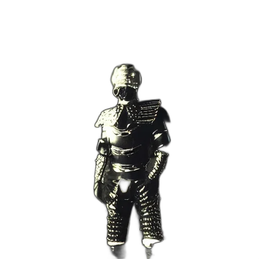 robot, staff, jacket, sword transparent PNG cut-out