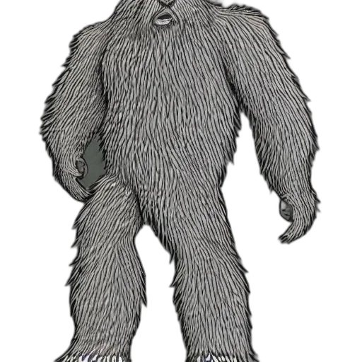 creature, animal, hair, staff transparent PNG cut-out