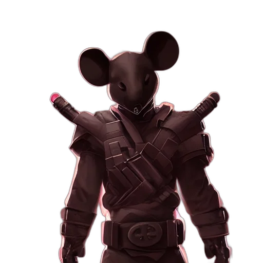 jacket, mask, robot, staff transparent PNG cut-out