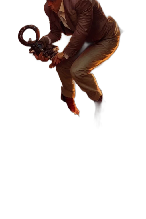 staff, creature, animal, weapon, concept art, 3d render, fantasy art, comic book art transparent PNG cut-out