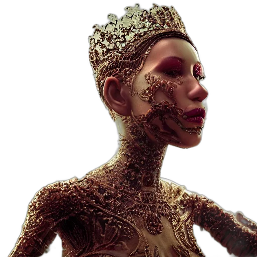 robot, crown, mask, face transparent PNG cut-out