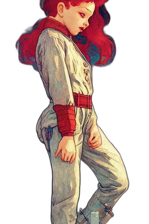 staff, jacket, creature, face transparent PNG cut-out