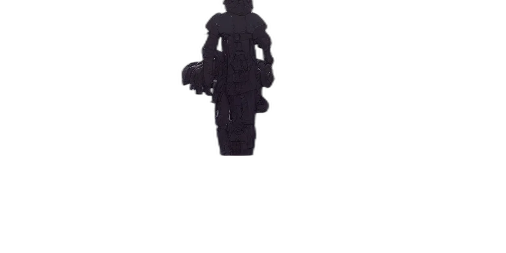 staff, robot, crown, weapon transparent PNG cut-out