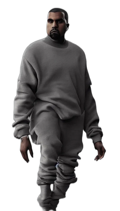 jacket, creature, face, staff, 3d render, concept art, photorealistic, fantasy art transparent PNG cut-out
