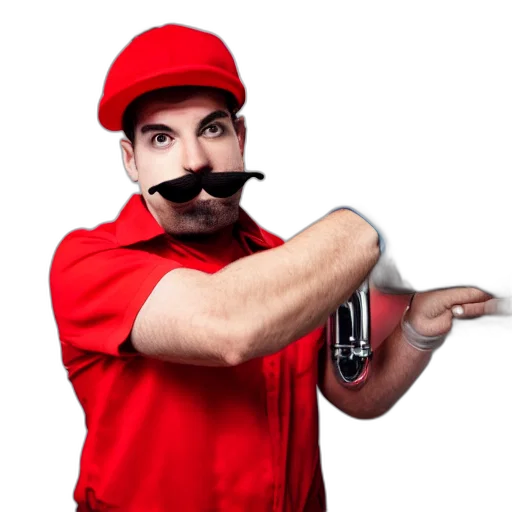staff, hat, weapon, face transparent PNG cut-out