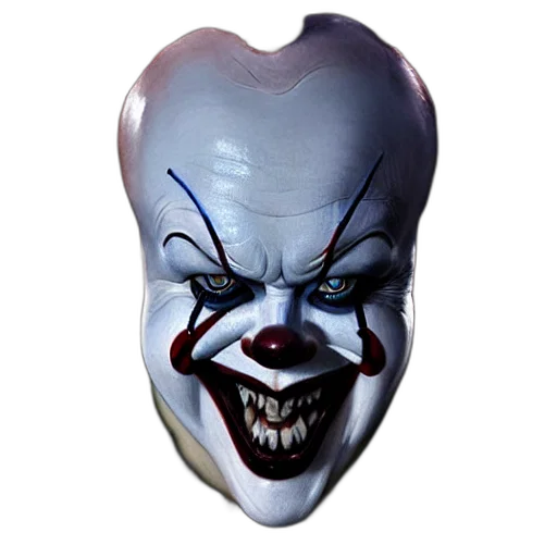 mask, face, creature, 3d render transparent PNG cut-out