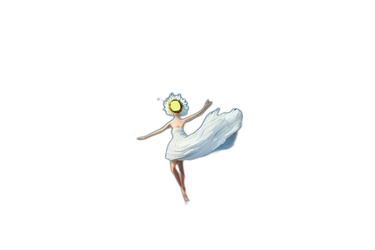 dress, flower, creature, staff, concept art, pixel art, 3d render, anime transparent PNG cut-out