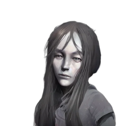 face, mask, staff, creature transparent PNG cut-out