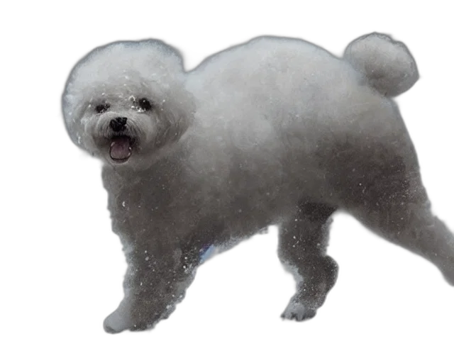 animal, creature, hair, face, photorealistic, 3d render, concept art, watercolor transparent PNG cut-out