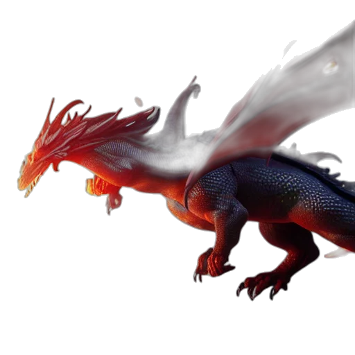 dragon, creature, animal, concept art transparent PNG cut-out