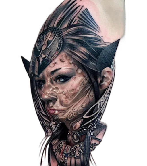 mask, face, dragon, jewelry, fantasy art, photorealistic, concept art, cyberpunk transparent PNG cut-out