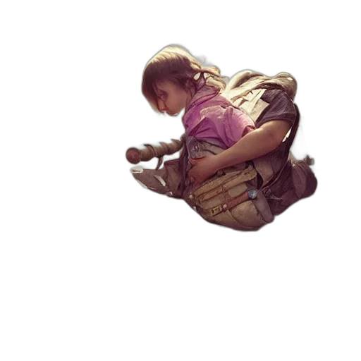 weapon, creature, staff, face transparent PNG cut-out