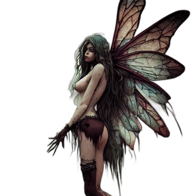 creature, fantasy art, concept art, comic book art, pixel art, green, earth tones, dark transparent PNG cut-out