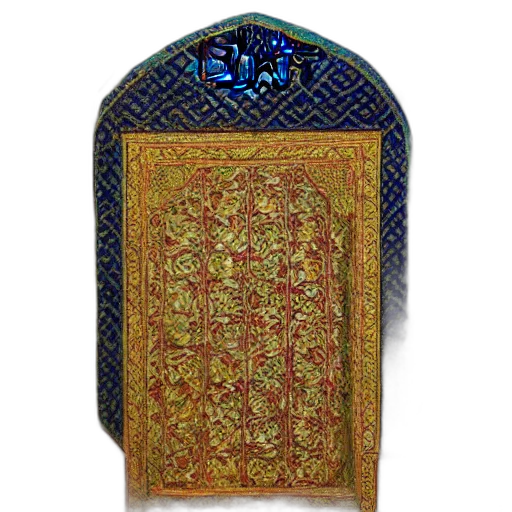 jewelry, furniture, crown, staff, 3d render, century, islamic, art transparent PNG cut-out