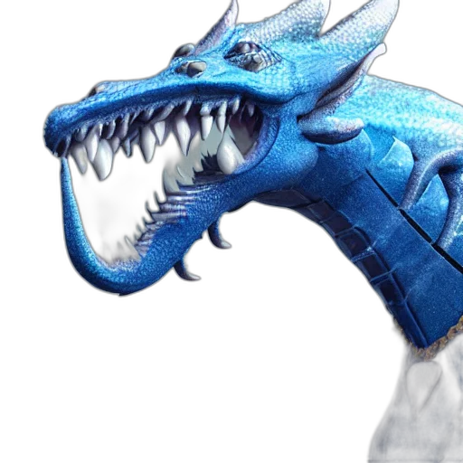 dragon, 3d render, concept art, photorealistic transparent PNG cut-out