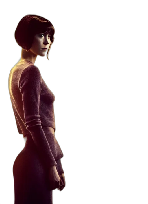 dress, robot, hat, staff transparent PNG cut-out