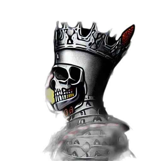crown, mask, hat, face, concept art, photorealistic, fantasy art, 3d render transparent PNG cut-out