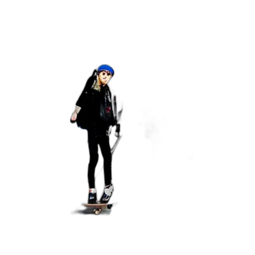 hat, jacket, staff, shoes transparent PNG cut-out