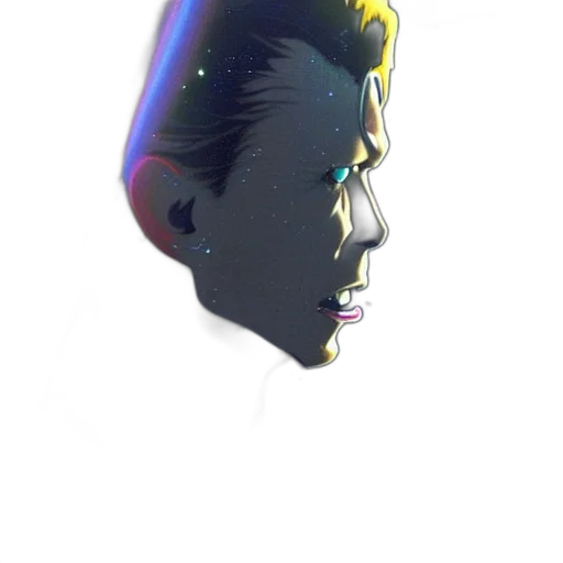 face, mask, crown, hair transparent PNG cut-out