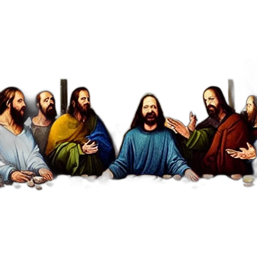 concept art, pixel art, photorealistic, 3d render, walter, white, jesus, last transparent PNG cut-out