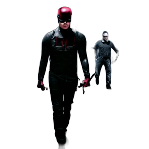 comic book art, concept art, 3d render, pixel art, jensen, ackles, daredevil transparent PNG cut-out