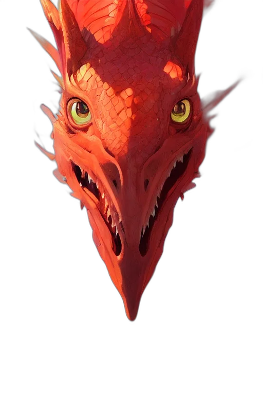 dragon, mask, creature, face transparent PNG cut-out