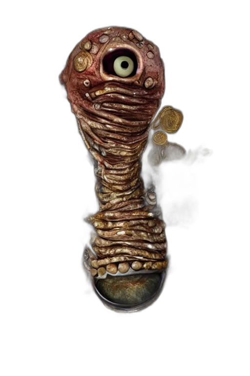 staff, shoes, creature, mask transparent PNG cut-out