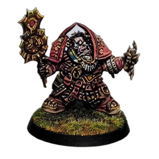 staff, concept art, fantasy art, chaos, dwarf, smith, style, warhammer transparent PNG cut-out