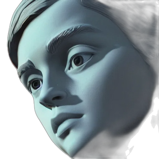 face, mask, robot, creature transparent PNG cut-out