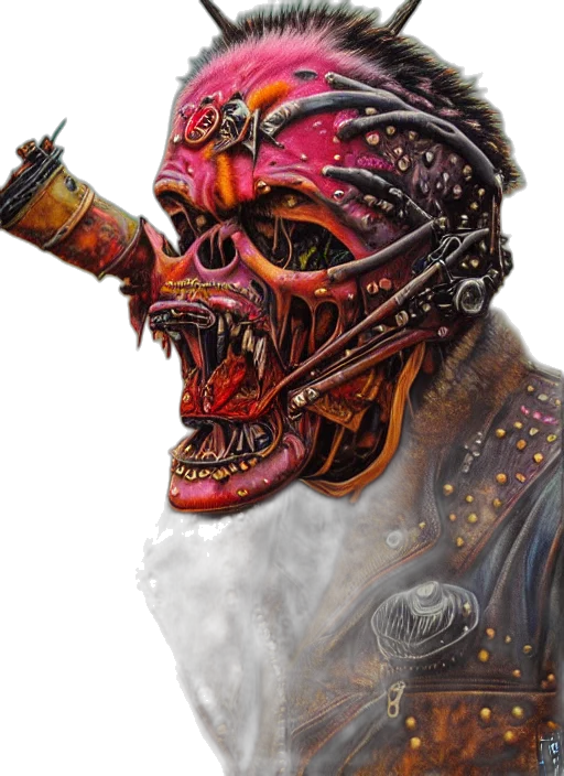 mask, face, staff, creature transparent PNG cut-out
