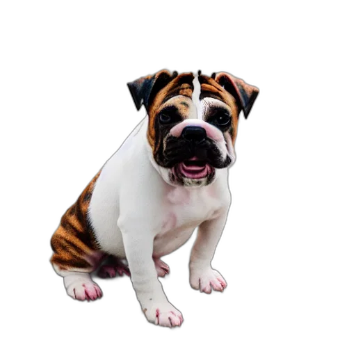 animal, staff, creature, photorealistic, 3d render, bulldog, terrier, puppy transparent PNG cut-out