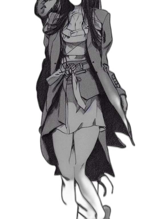 staff, jacket, dress, crown, concept art, anime, cartoon, fantasy art transparent PNG cut-out