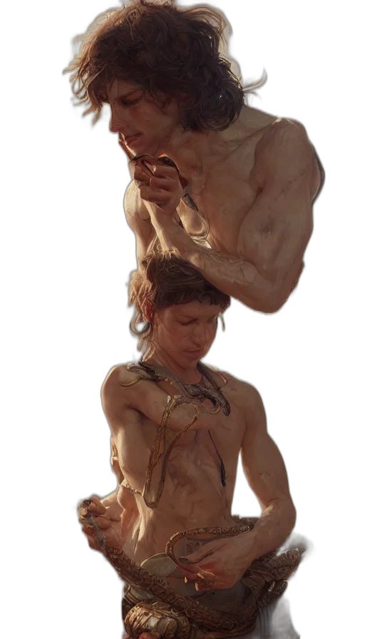 creature, staff, jewelry, weapon transparent PNG cut-out