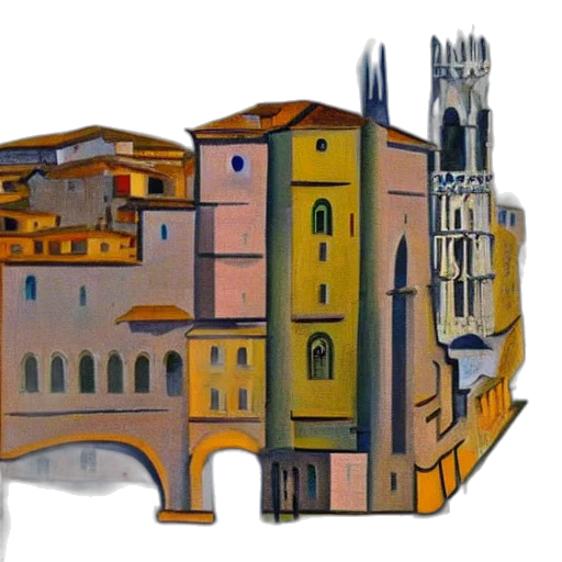 building, crown, concept art, photorealistic transparent PNG cut-out