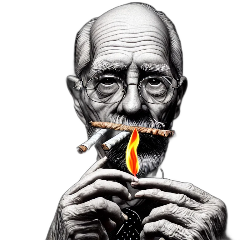 staff, face, photorealistic, concept art, fantasy art, cartoon, fire, intricately transparent PNG cut-out