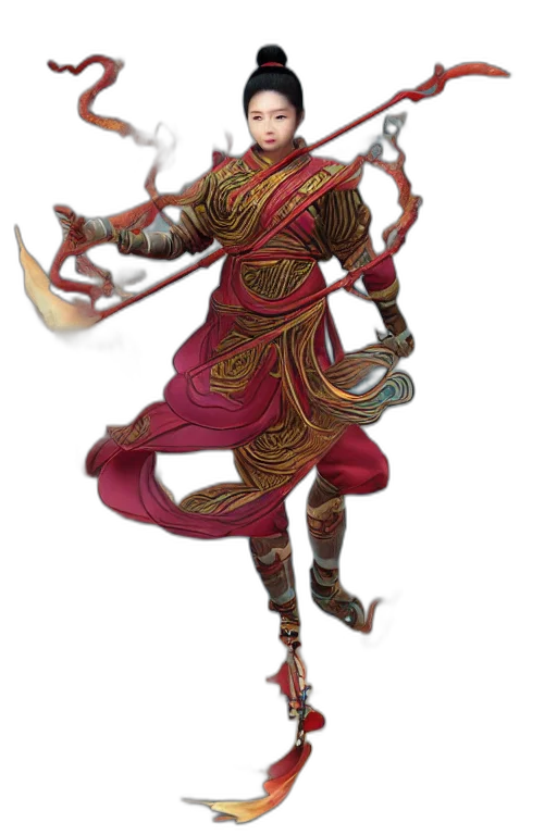 staff, sword, dragon, concept art, fantasy art, 3d render, pixel art, red transparent PNG cut-out