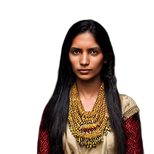 jewelry, face, staff, hair transparent PNG cut-out