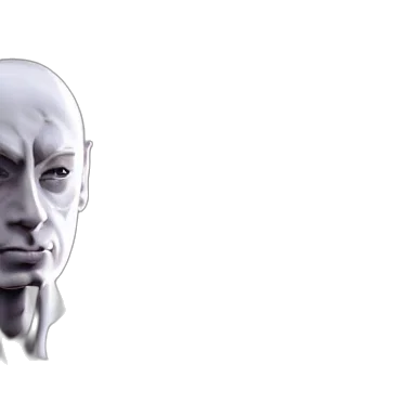 face, robot, mask, creature, 3d render, concept art, photorealistic, anime transparent PNG cut-out