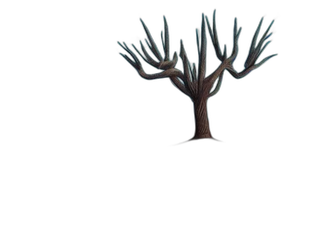tree, crown, hair, creature transparent PNG cut-out