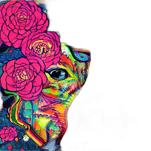 mask, flower, face, crown transparent PNG cut-out