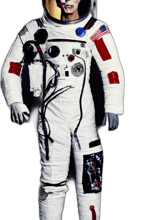 jacket, robot, staff, dress, concept art, 3d render, pixel art, outer space transparent PNG cut-out