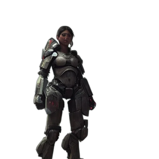 robot, weapon, staff, concept art transparent PNG cut-out