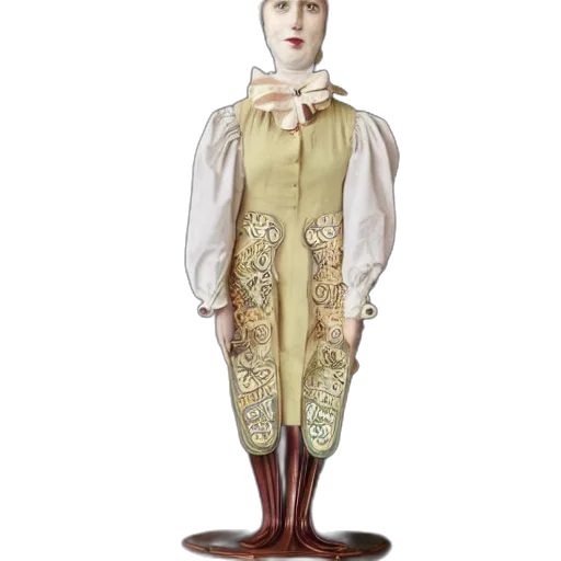 staff, jacket, dress, full transparent PNG cut-out