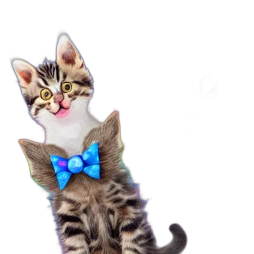 staff, animal, 3d render, photorealistic, concept art, pixel art, fuzzy, kitten transparent PNG cut-out